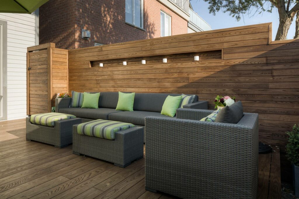 Thermory wood decking